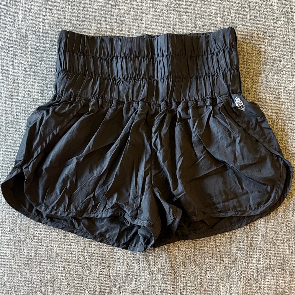 Black FP Movement High-Waisted Shorts